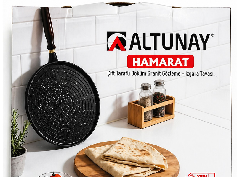  Tek Saplı Döküm Tava